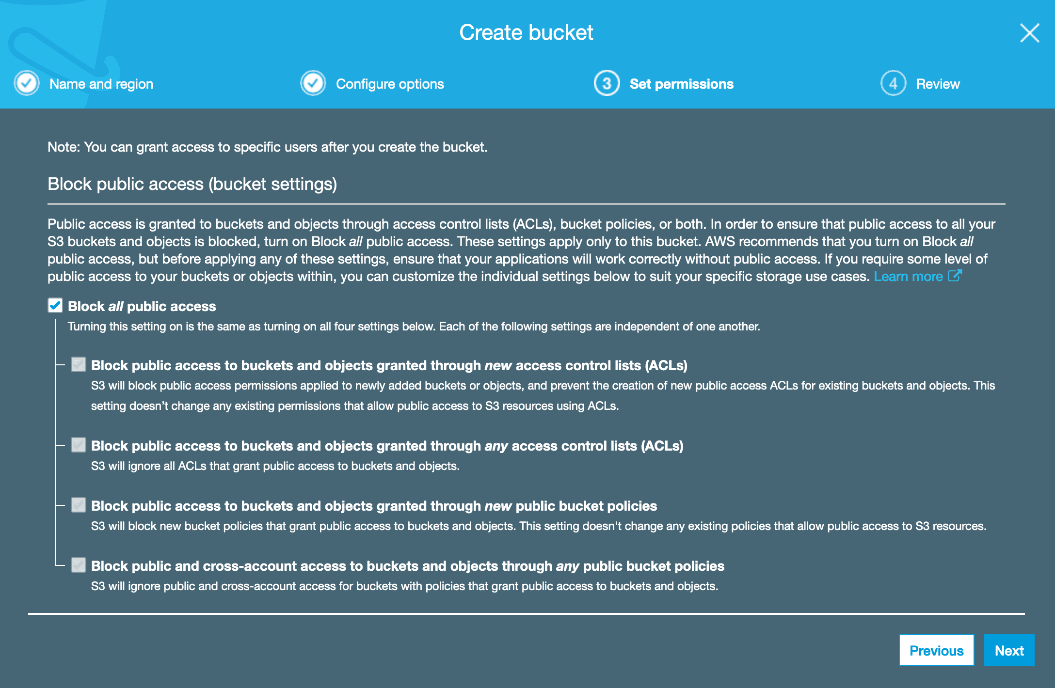 Amazon S3 Management