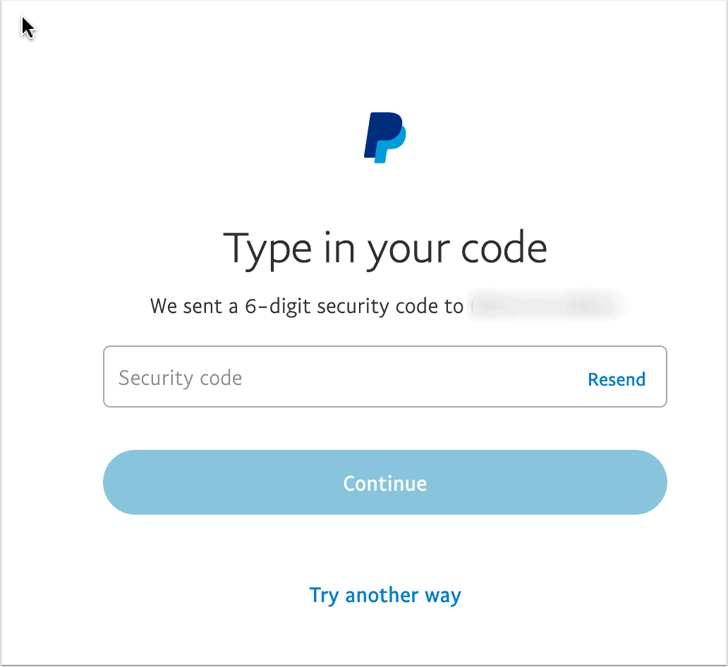 Screenshot of Security Prompt