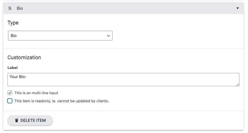 Directory Profile Bio