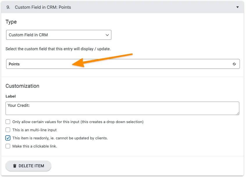 Directory Profile Custom Field