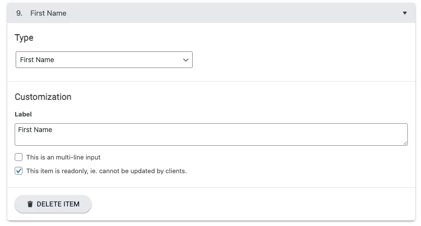Directory Profile First Name