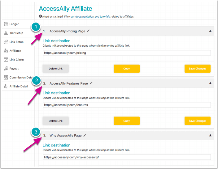 how to add affiliate links