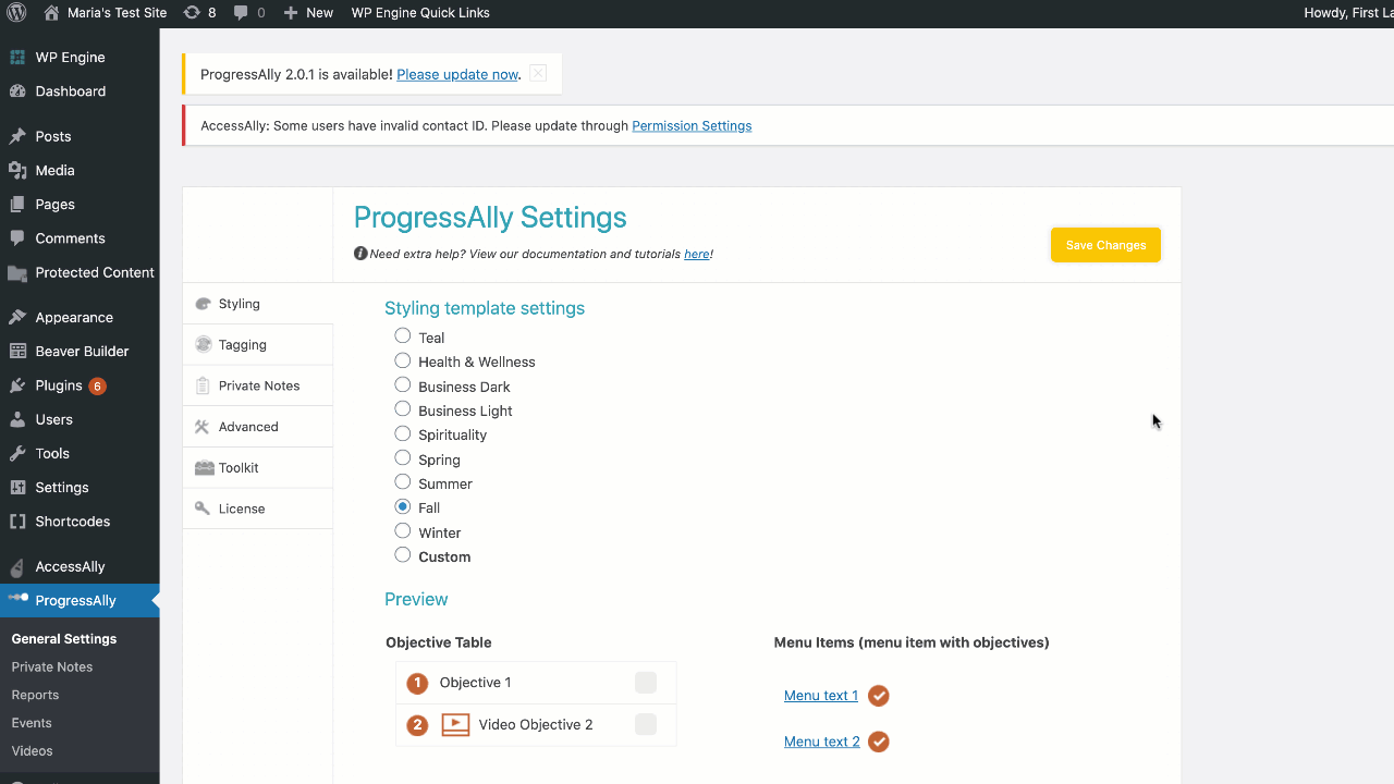 Custom CSS Code to Make All ProgressAlly Videos Full Width
