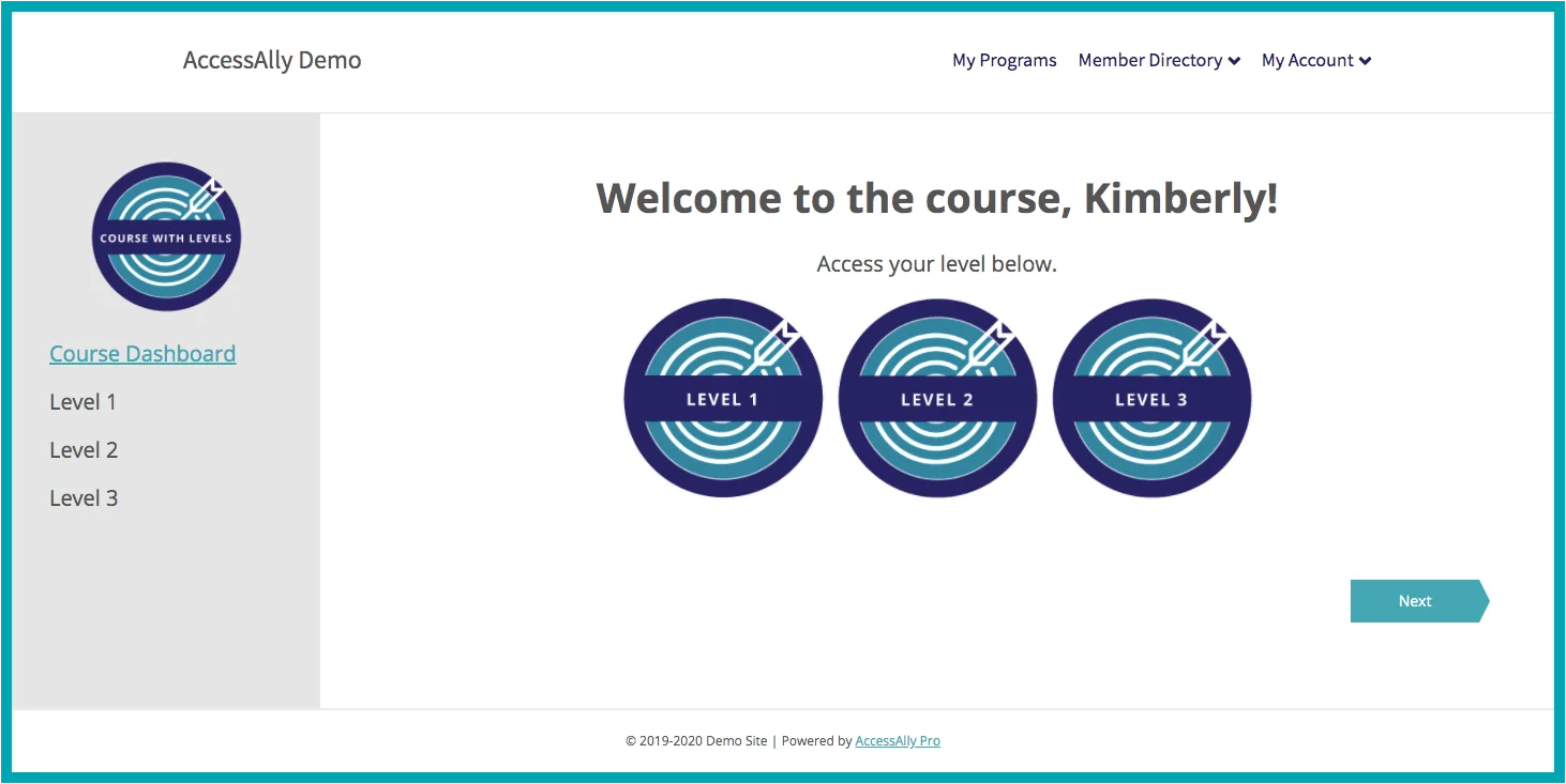 Course With Levels Example Image