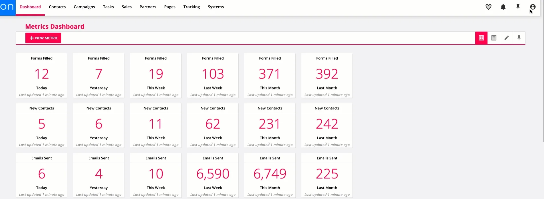 GIF showing where to find Ontraport's API keys
