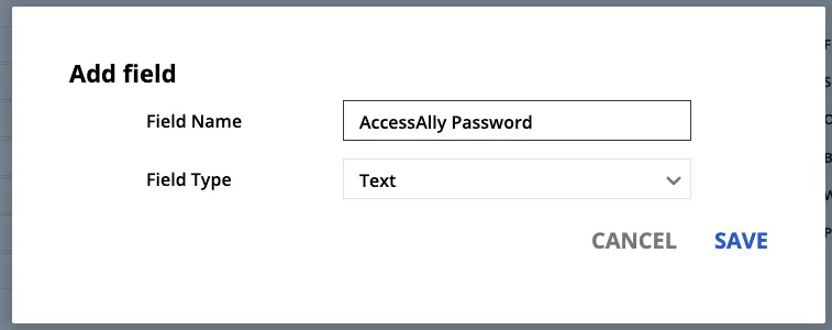 Screenshot showing a custom field in Ontraport