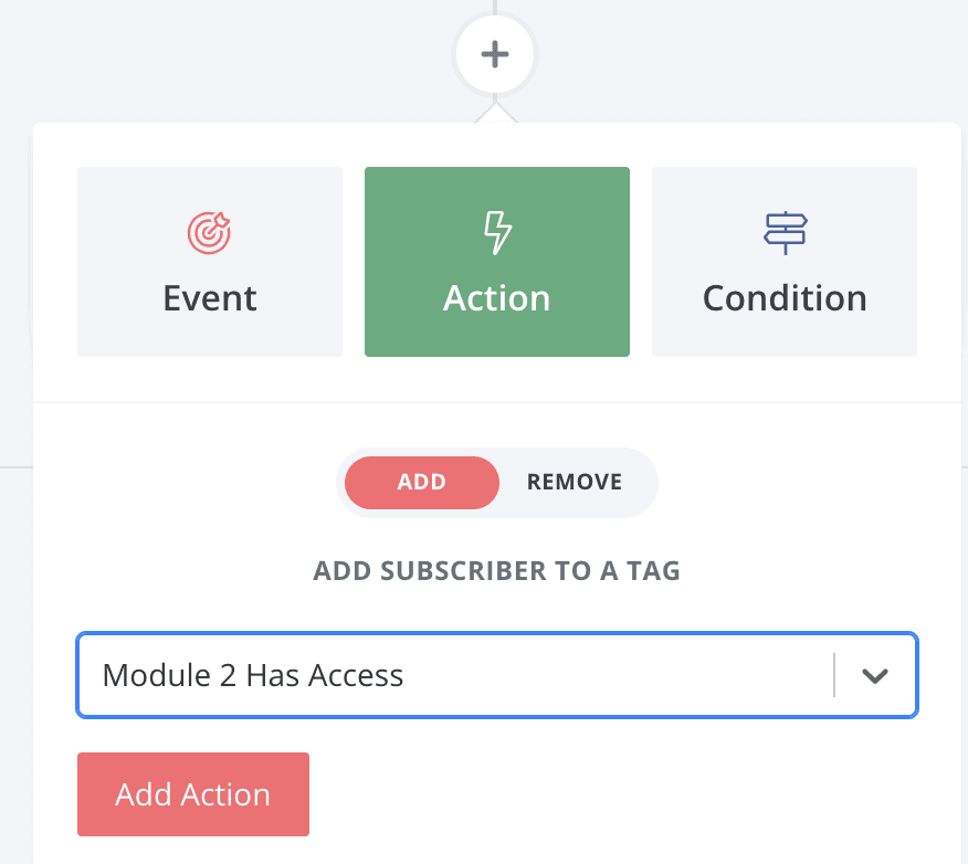 Screenshot of ConvertKit Module Tag