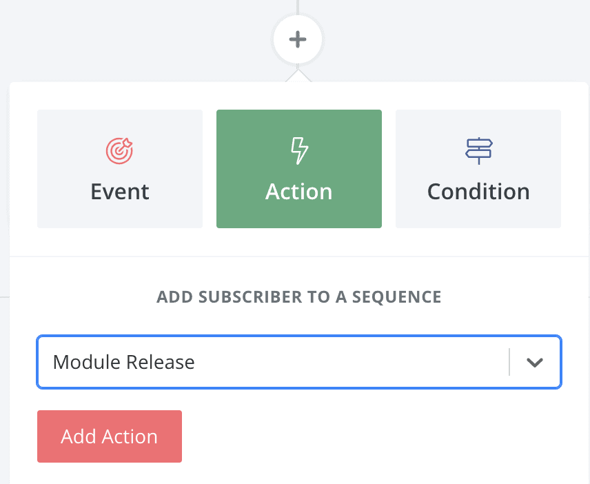 Screenshot of ConvertKit Email for Module