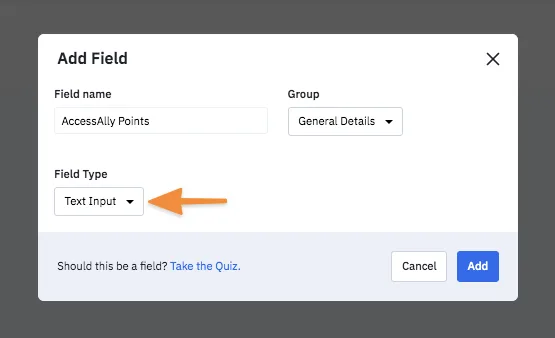ActiveCampaign Text Field
