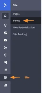 Screenshot of ActiveCampaign Step 1