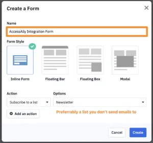 Screenshot of ActiveCampaign Step 3