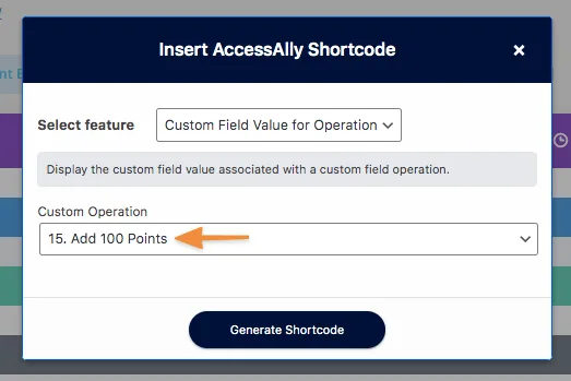 Add points custom operation