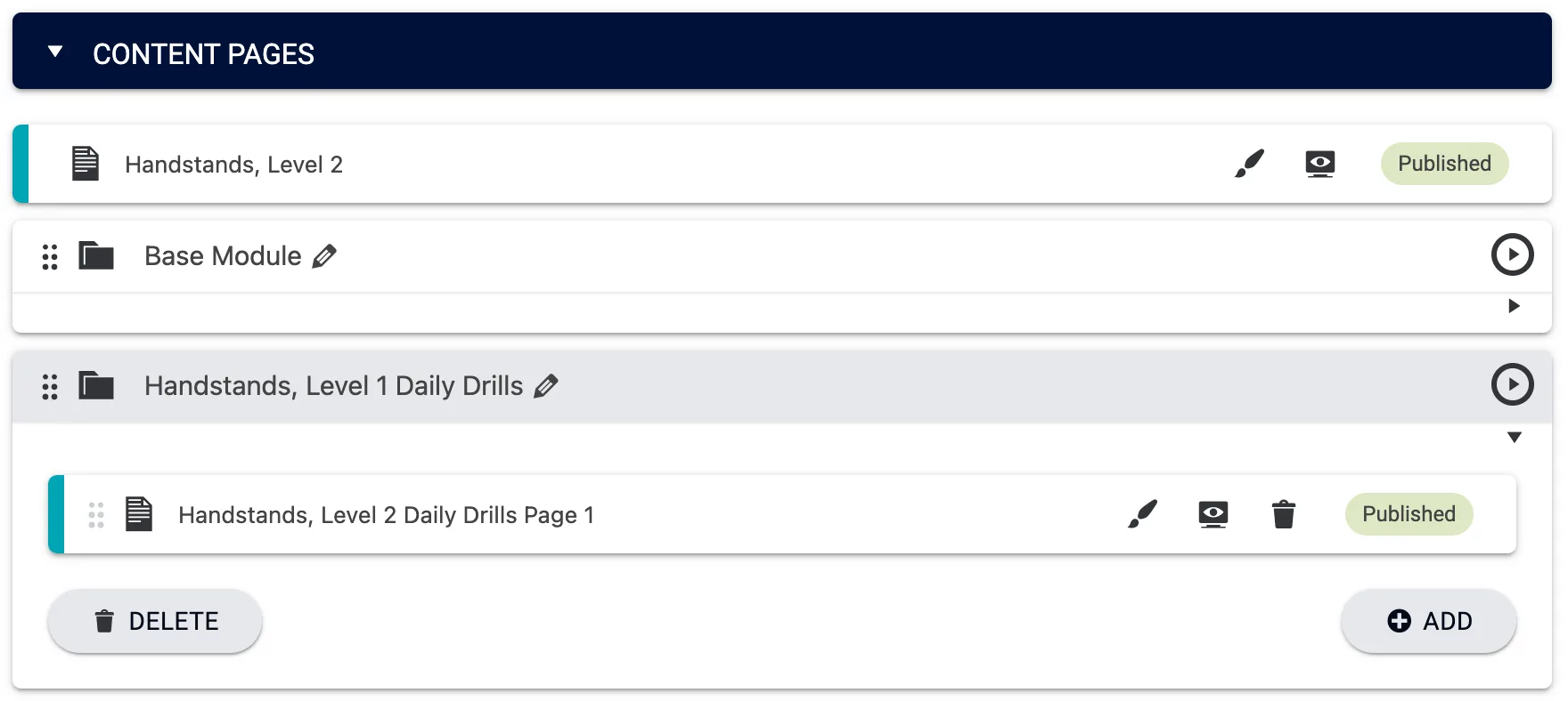 Screenshot from AccessAlly showing how to clone an offering