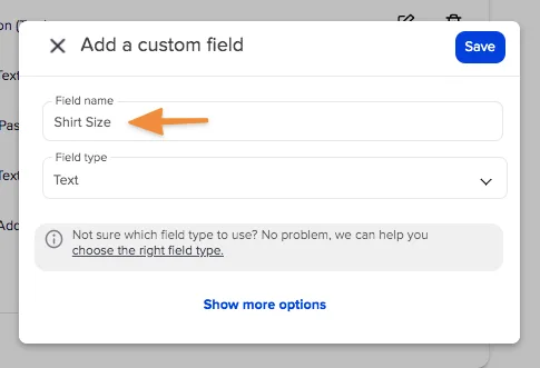 Infusionsoft Custom Field