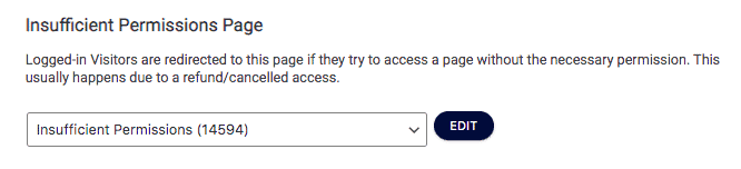 Insufficient Permissions Page
