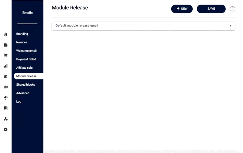 Module Release Emails Custom