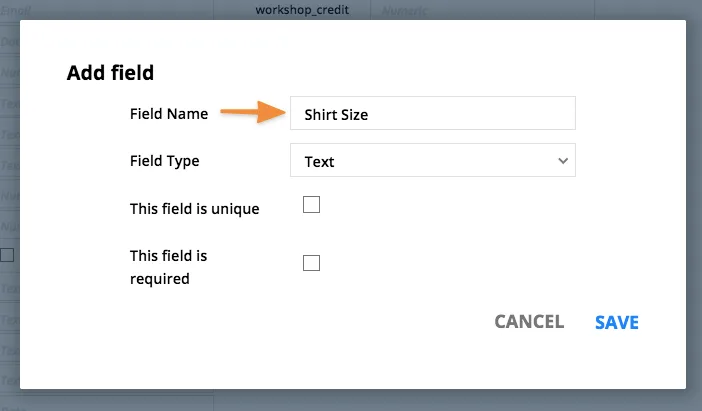 Ontraport Custom Field