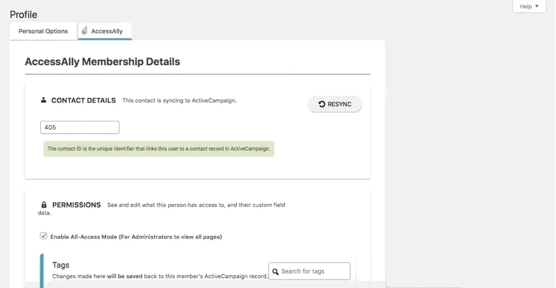 Revoke Access via WordPress User