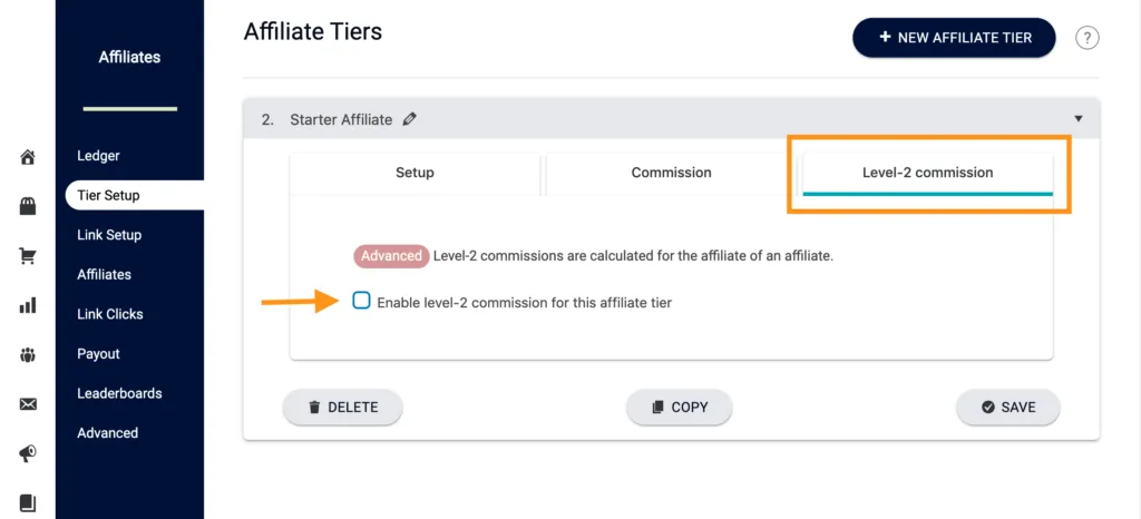 AccessAlly Level 2 Affiliate Tier