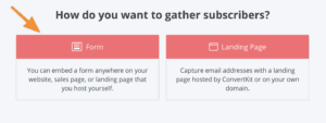 Screenshot of ConvertKit Step 3