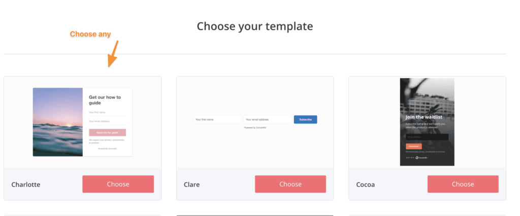 Screenshot of ConvertKit Step 6