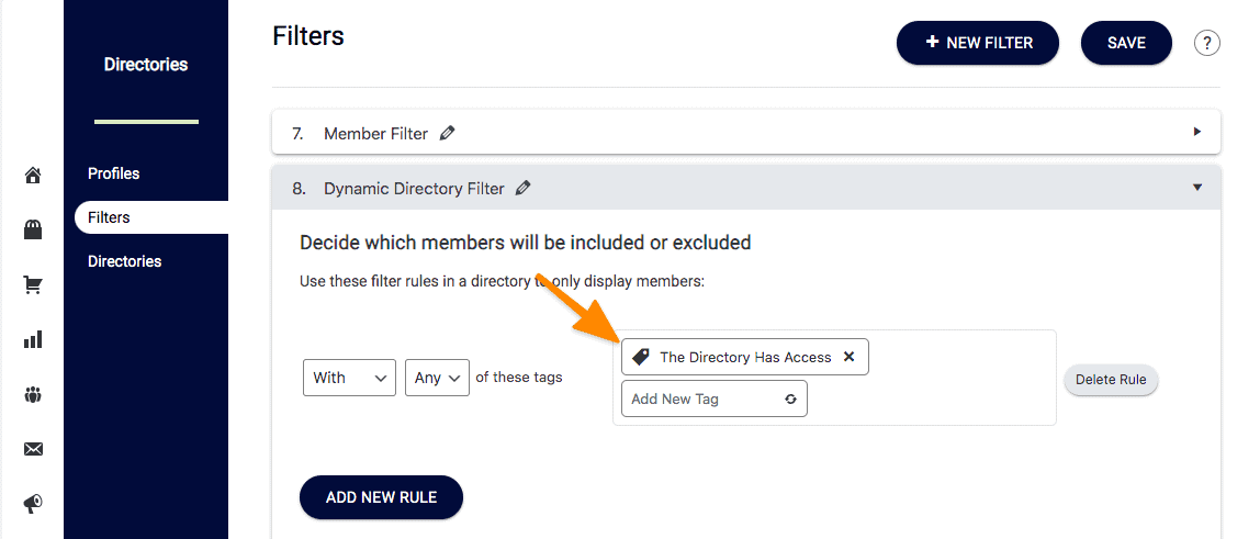 Directory Filters