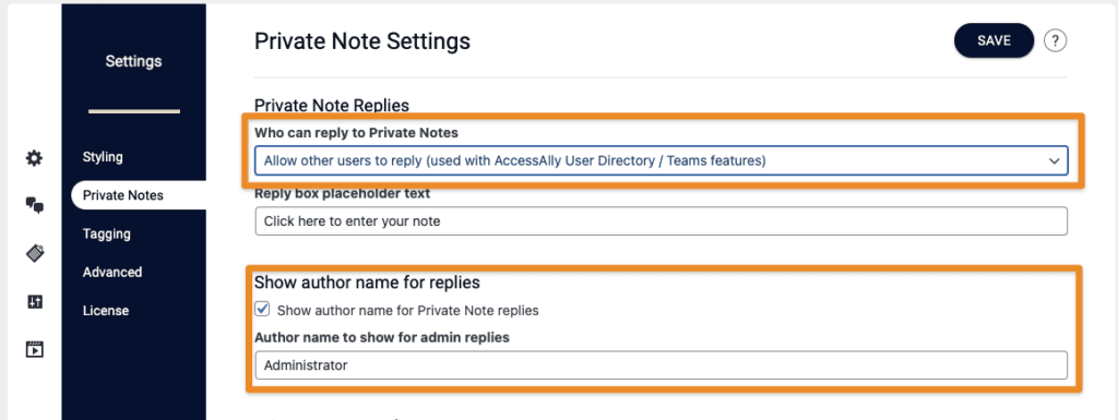 Allow Team Leaders to respond to private notes