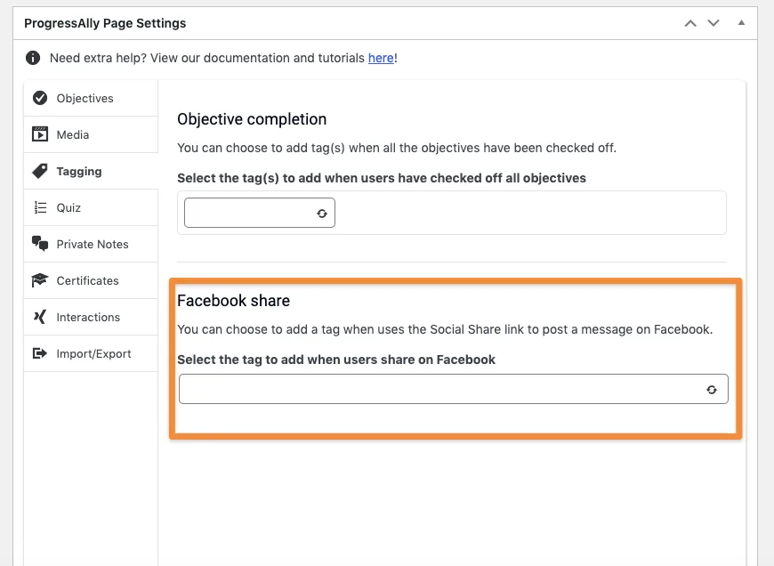 Facebook Share