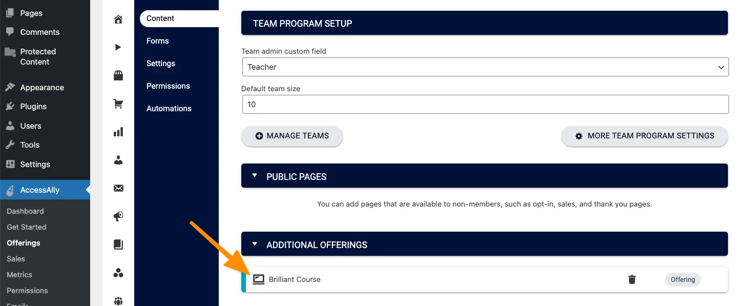 Add Student Offerings