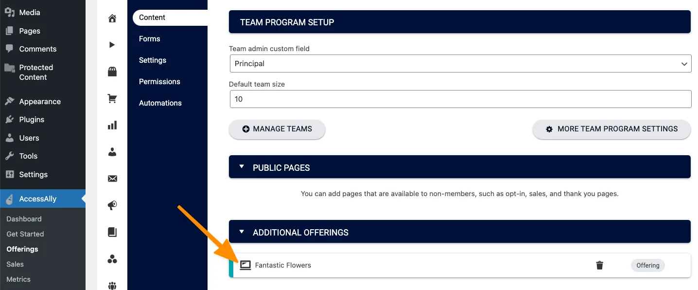 Additional Offerings