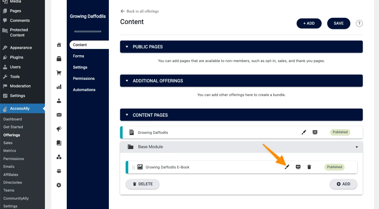 Edit Protected Content
