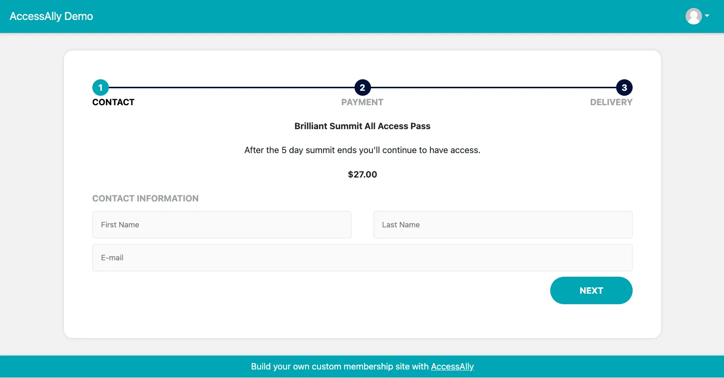 Summit Access Order Form
