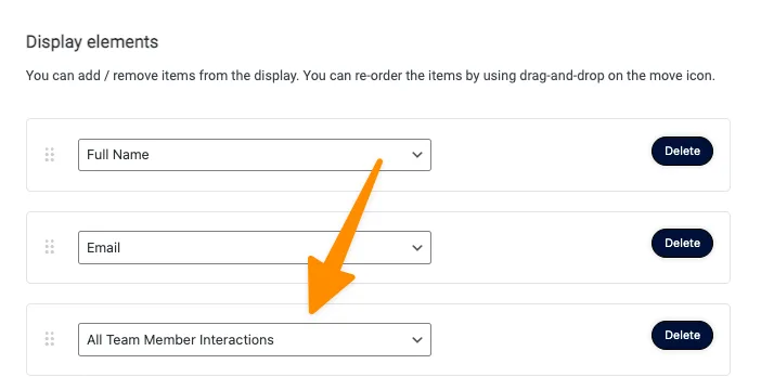 All Team Member Interactions