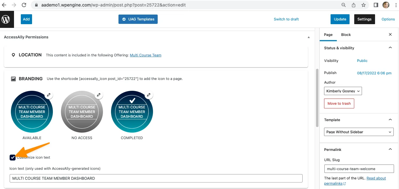 Dashboard Redirect