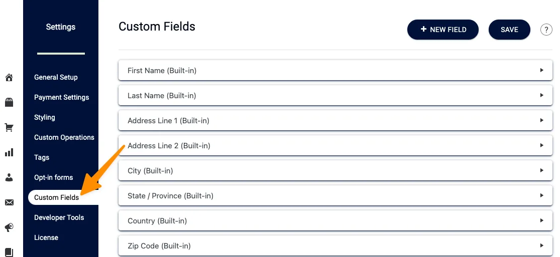 AccessAlly Managed Custom Fields