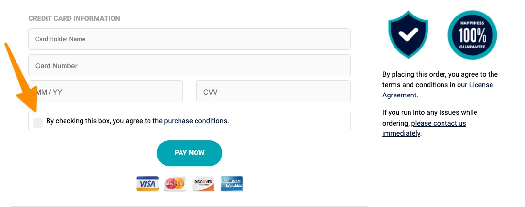 Checkbox Example
