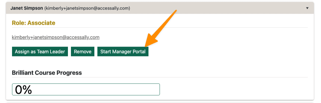 Start Manager Portal