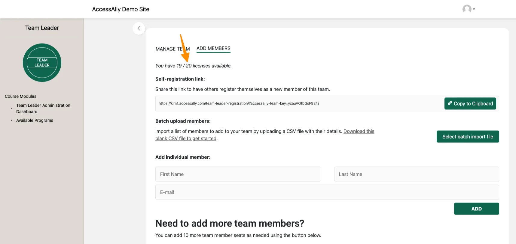 Verify License Count