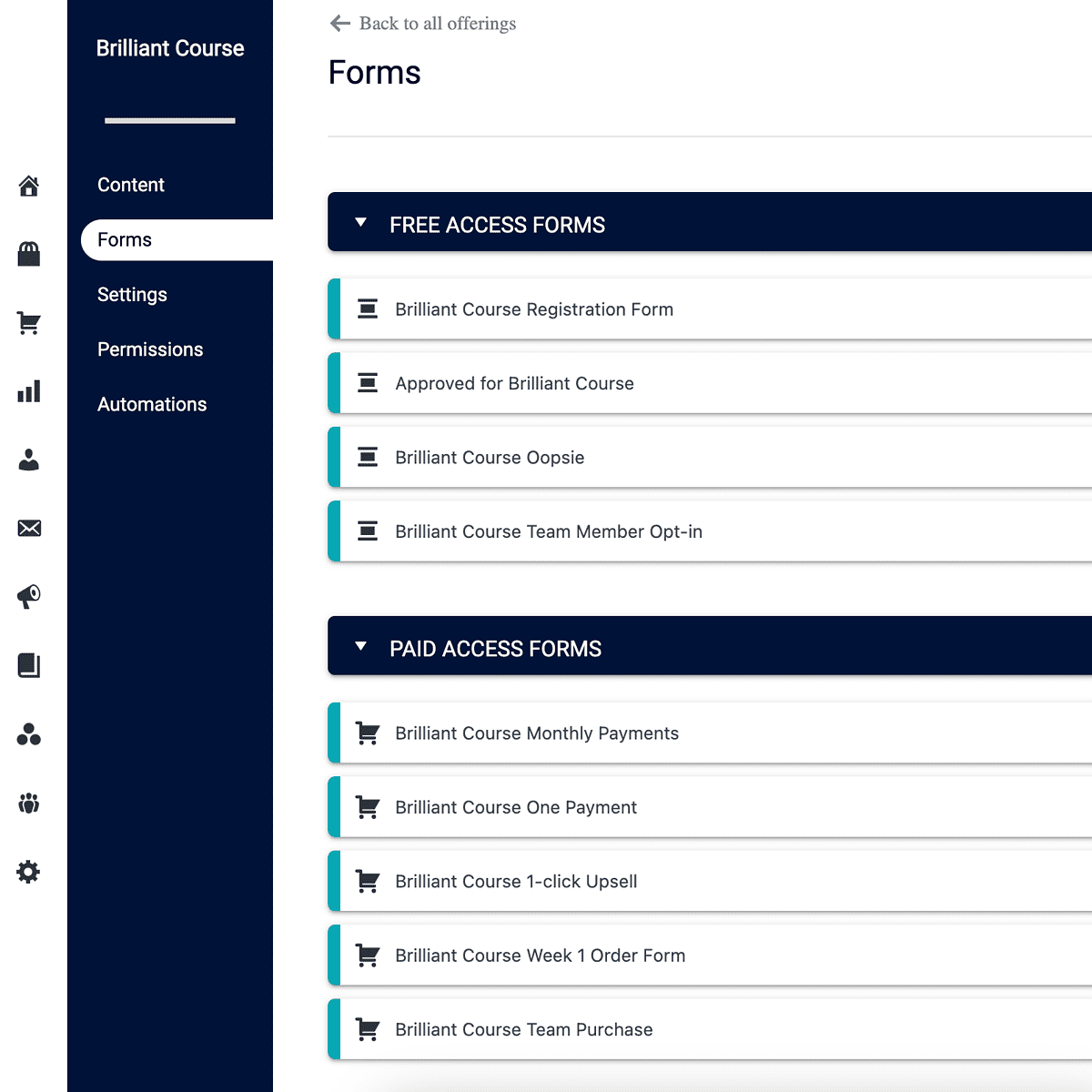 Forms Tab Review