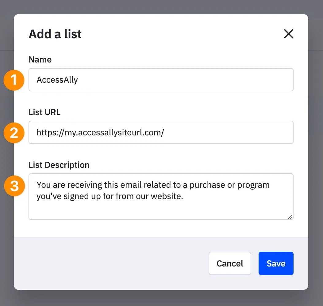 List in ActiveCampaign