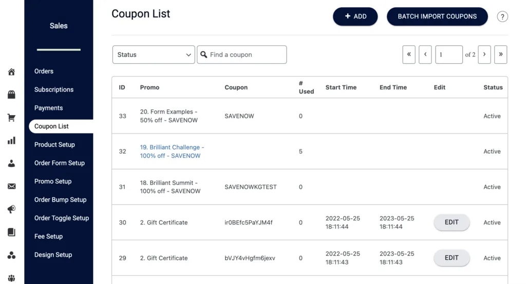 Coupon List Image