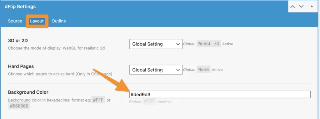 Custom Color Book Background