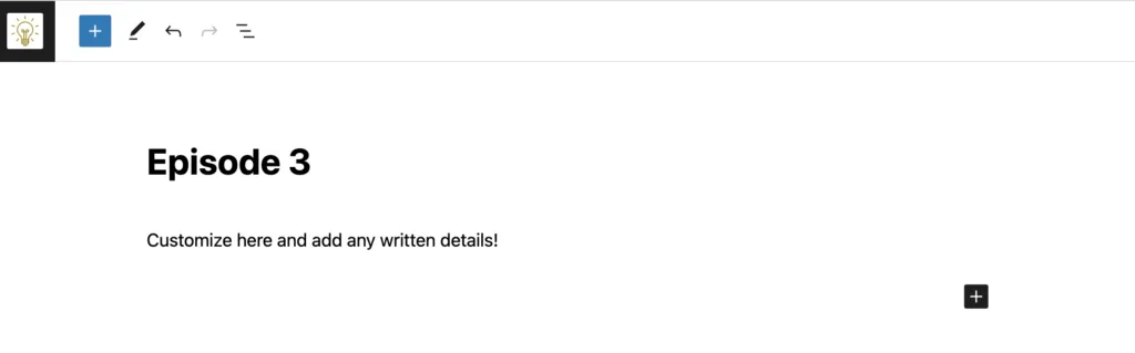 Episode Naming and description