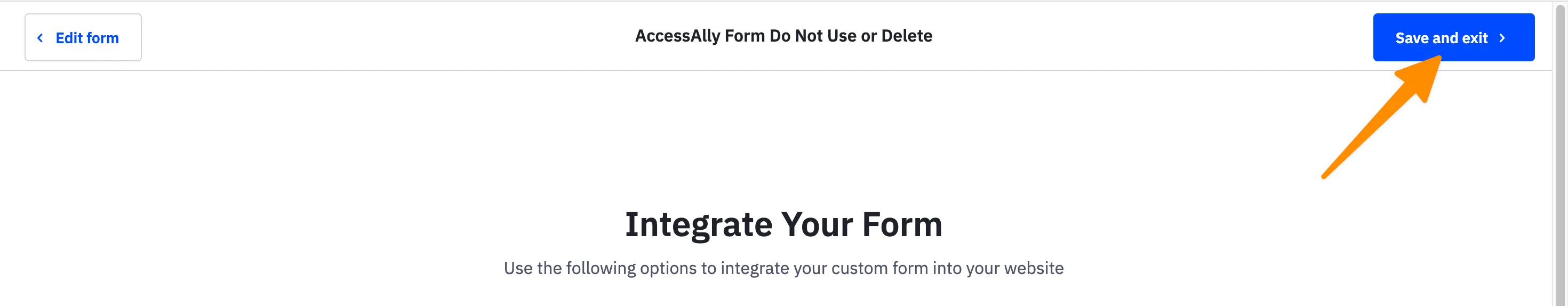 Save Form ActiveCampaign