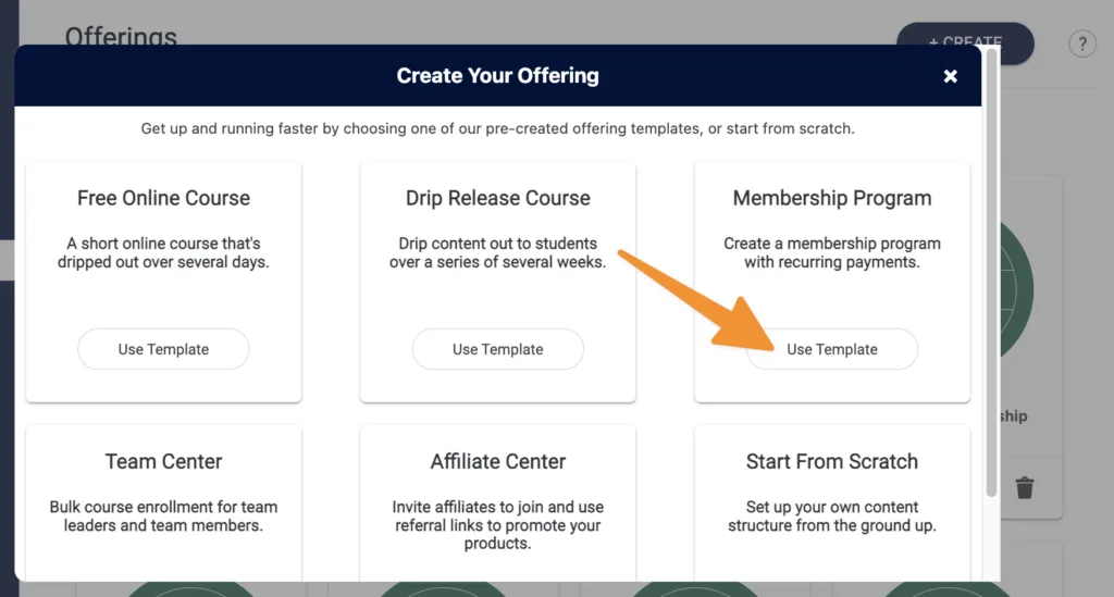 Membership Program Template