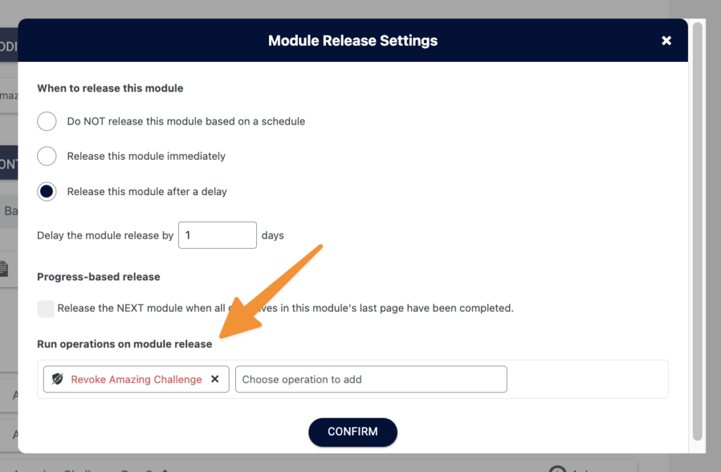 Run operations on Module Release