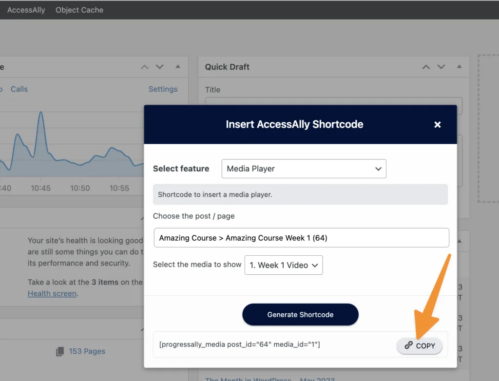 Shortcode Generator Button