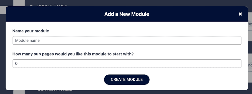 Add New Module