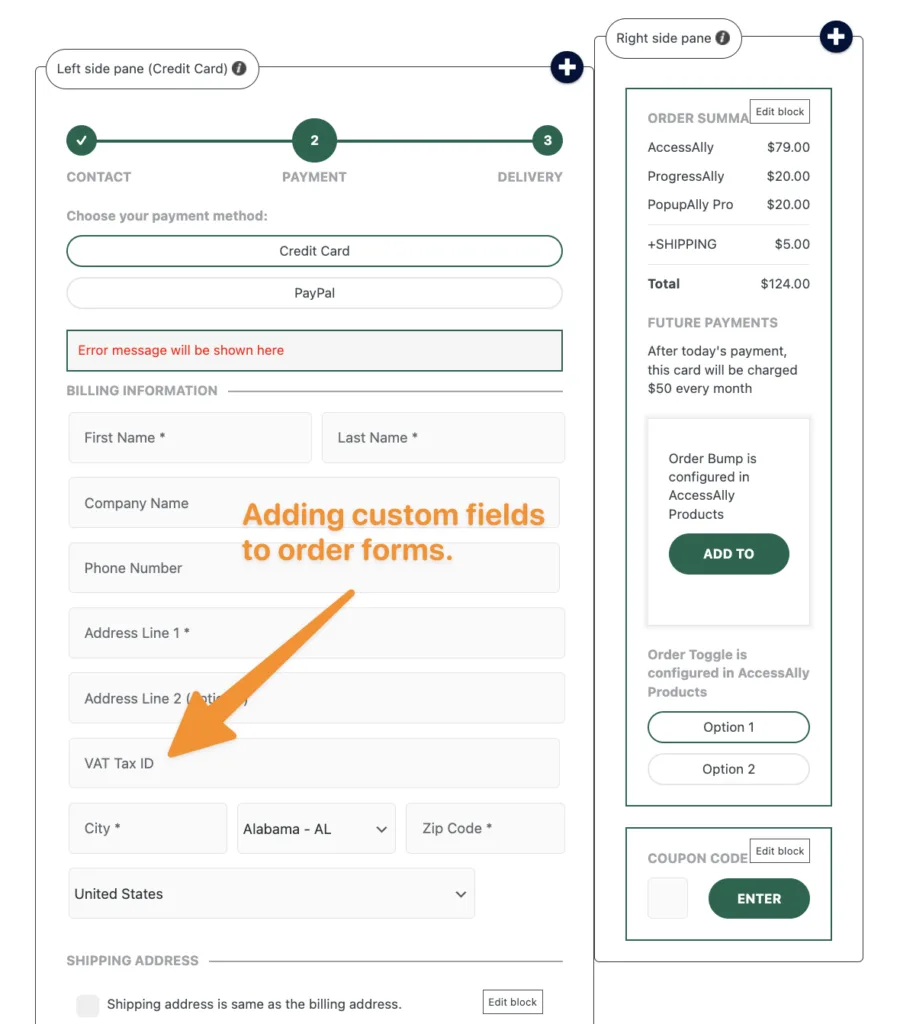 Order Form Design