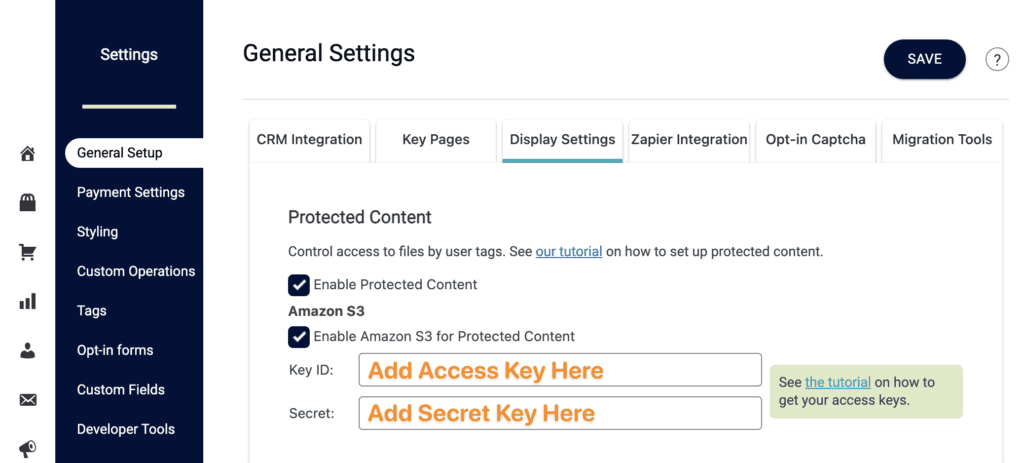 Protected Content Amazon 3 Settings 1